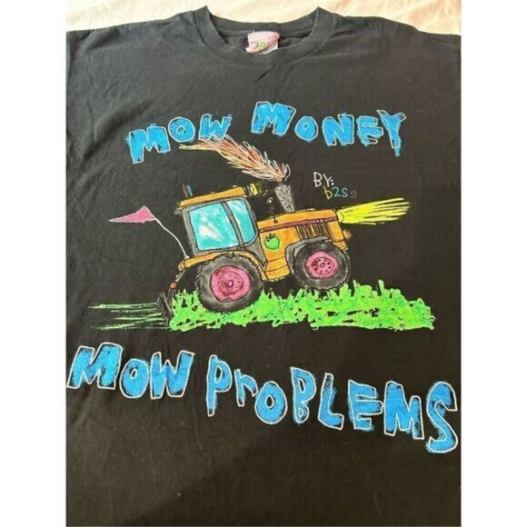 AFTER SCHOOL SPECIAL MEN MOW MONEY TEE (BLACK) - Picture 3 of 5